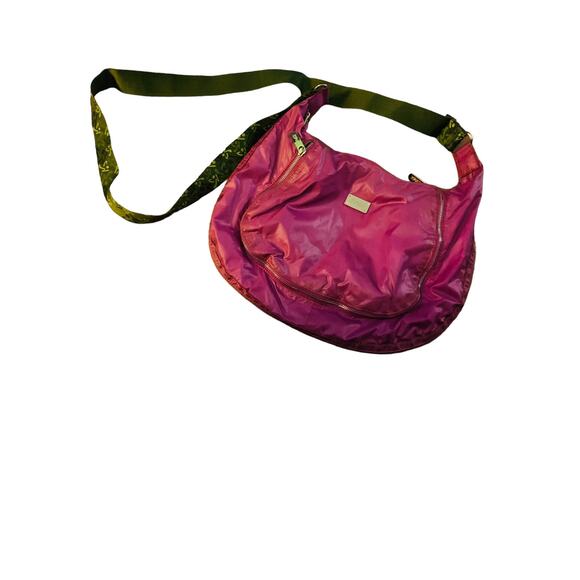 Zumba Large Fuchsia Nylon Crossbody - Picture 4 of 11